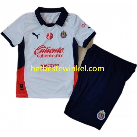 Deportivo Guadalajara Voetbalshirts Kind Uit 2024-25